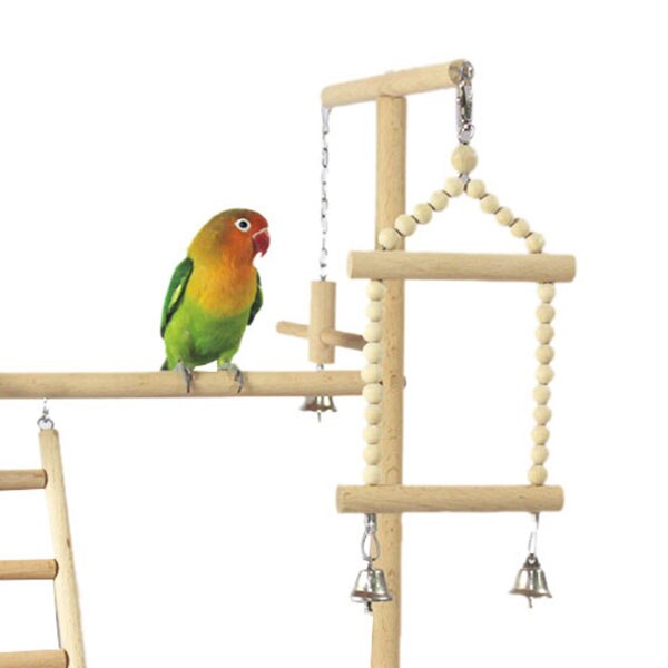 Wooden Cockatiel Stand