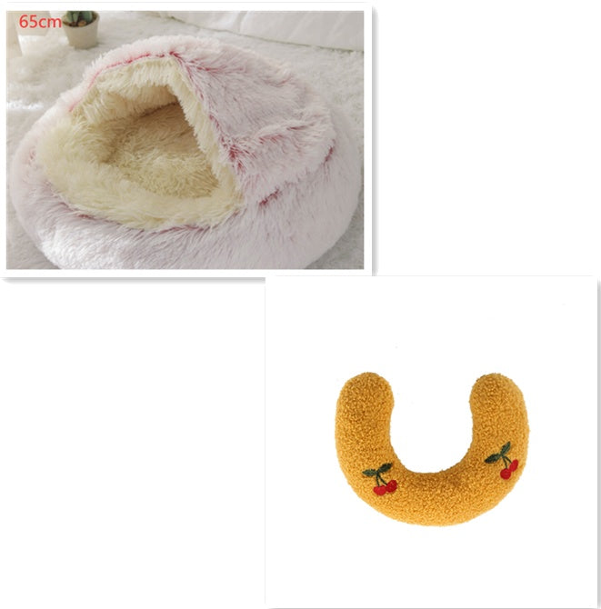 2 in 1 Plush Pet Bed