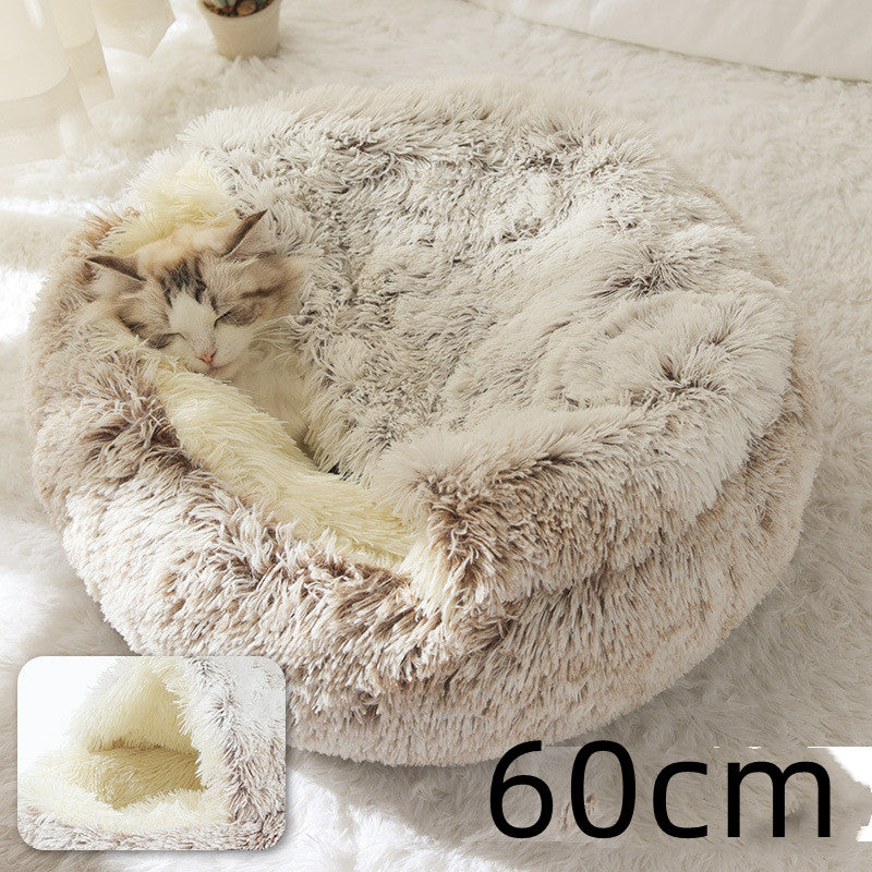 2 in 1 Plush Pet Bed