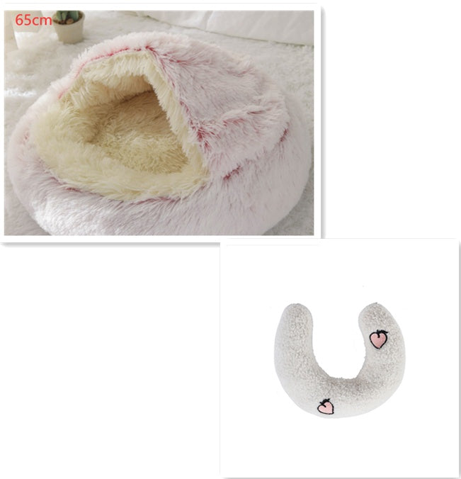 2 in 1 Plush Pet Bed