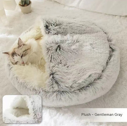 2 in 1 Plush Pet Bed
