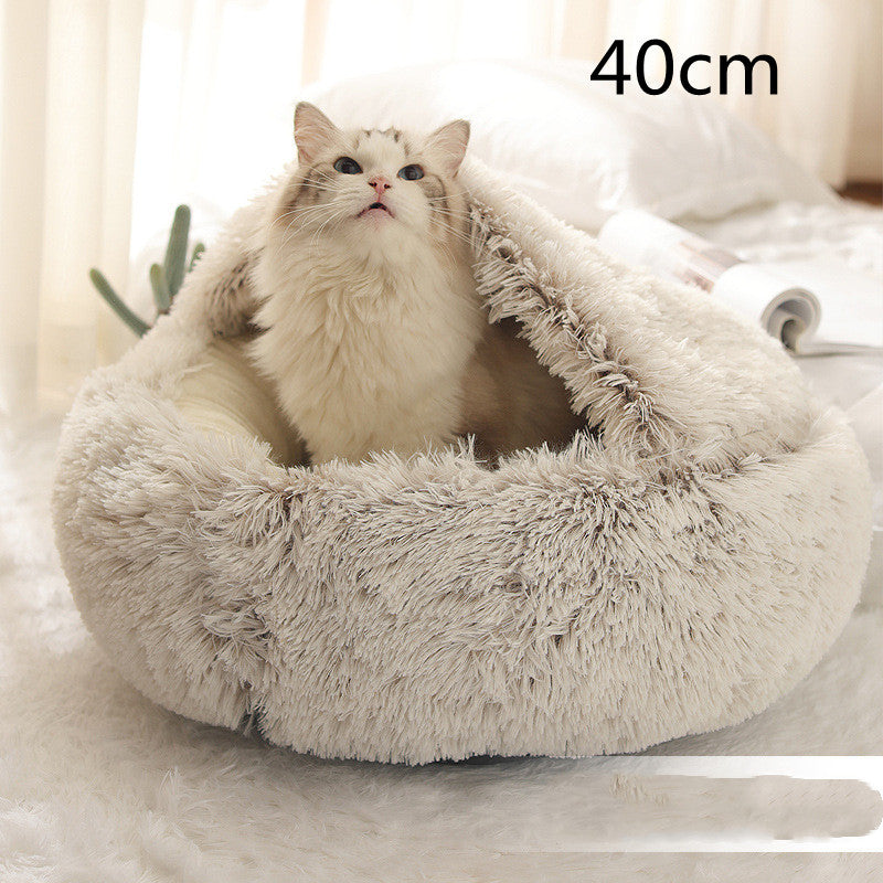 2 in 1 Plush Pet Bed
