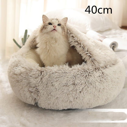 2 in 1 Plush Pet Bed