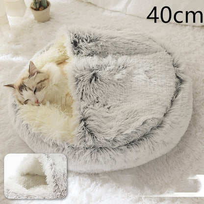 2 in 1 Plush Pet Bed
