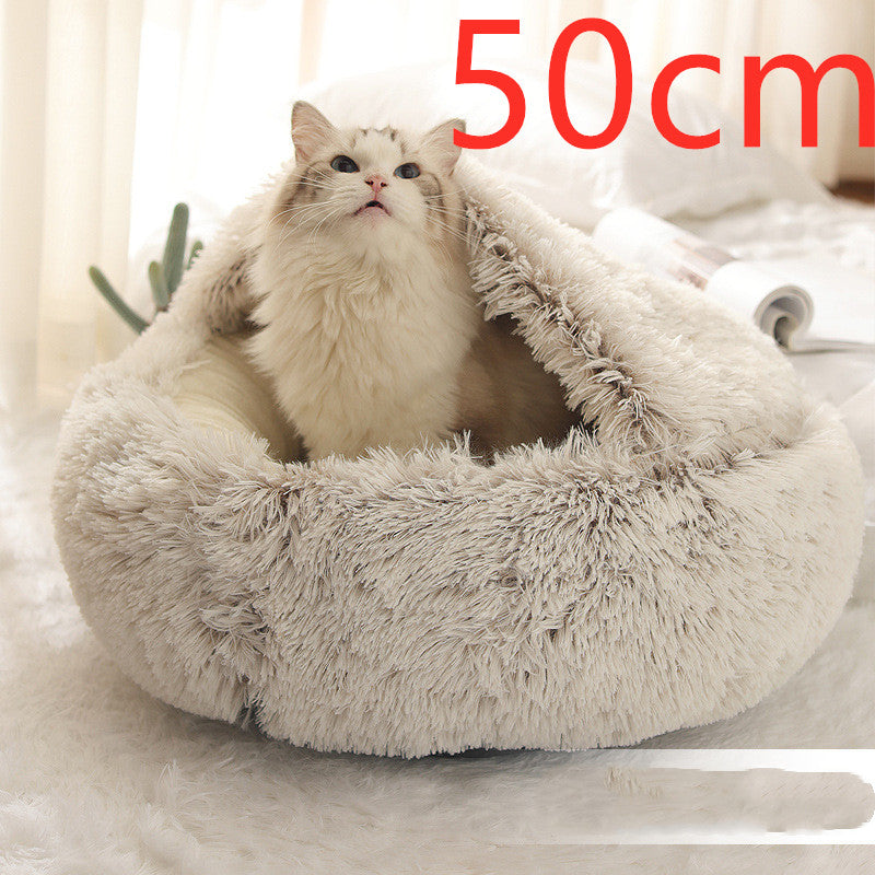2 in 1 Plush Pet Bed