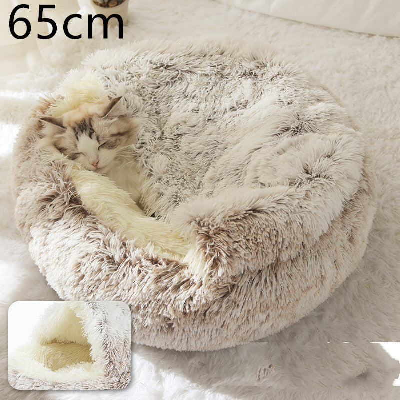 2 in 1 Plush Pet Bed