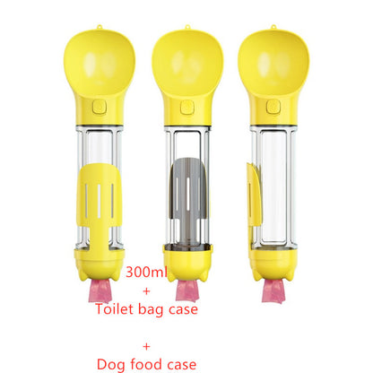 Portable 3 in 1 Dog Water Bottle