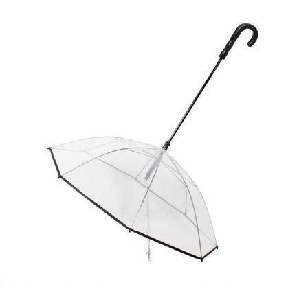 Transparent Dog Rain Umbrella