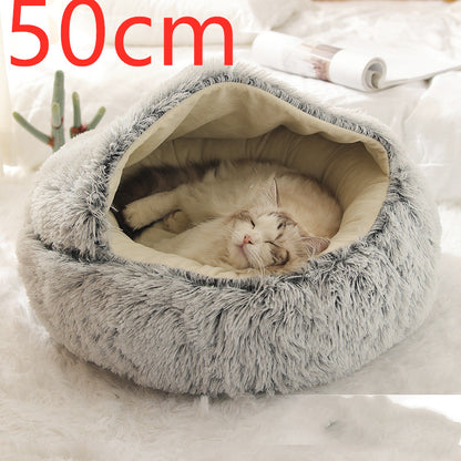 2 in 1 Plush Pet Bed