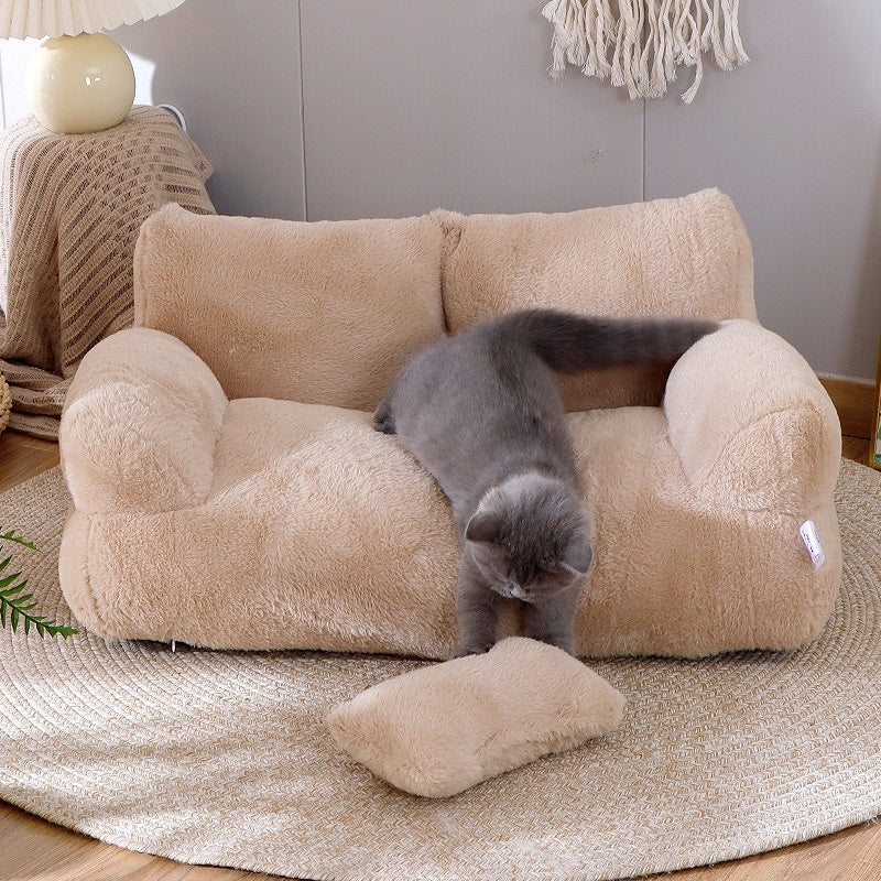 Luxury Plush Pet Sofa Bed