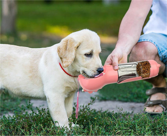 Portable 3 in 1 Dog Water Bottle
