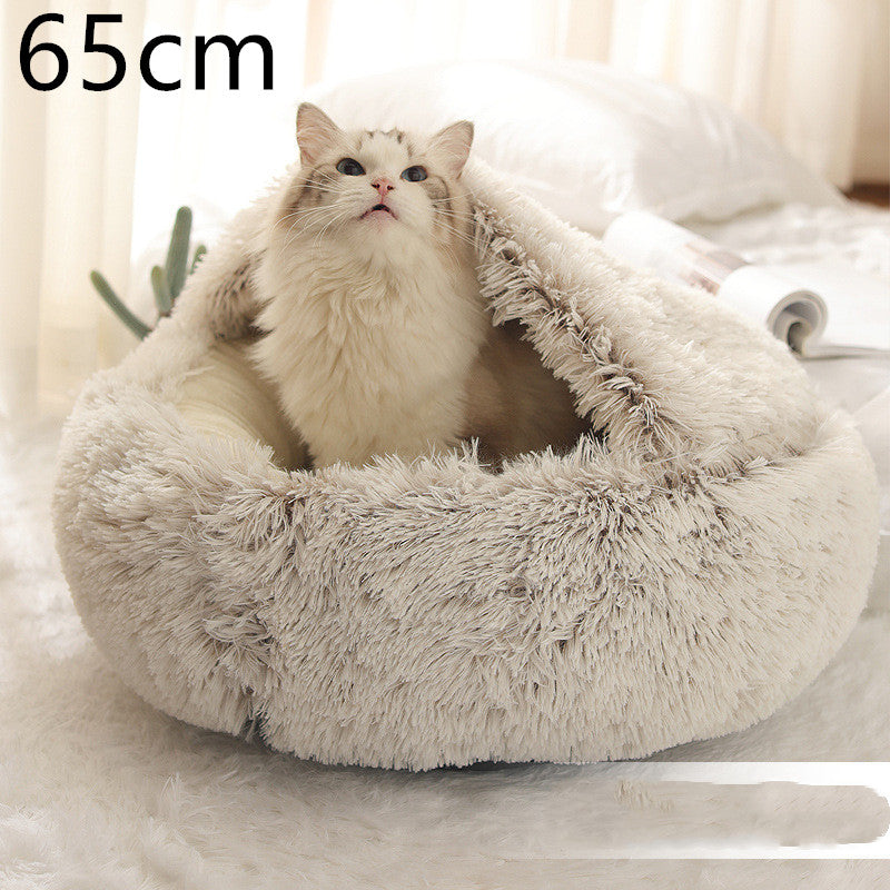 2 in 1 Plush Pet Bed