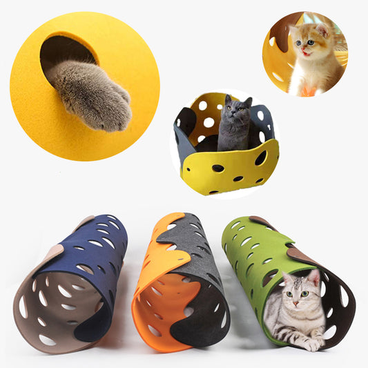 Collapsible Cat Tunnel Toy