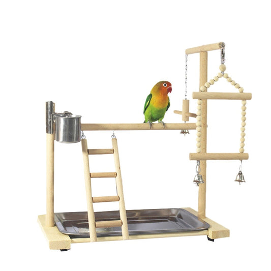 Wooden Cockatiel Stand