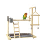 Wooden Cockatiel Stand