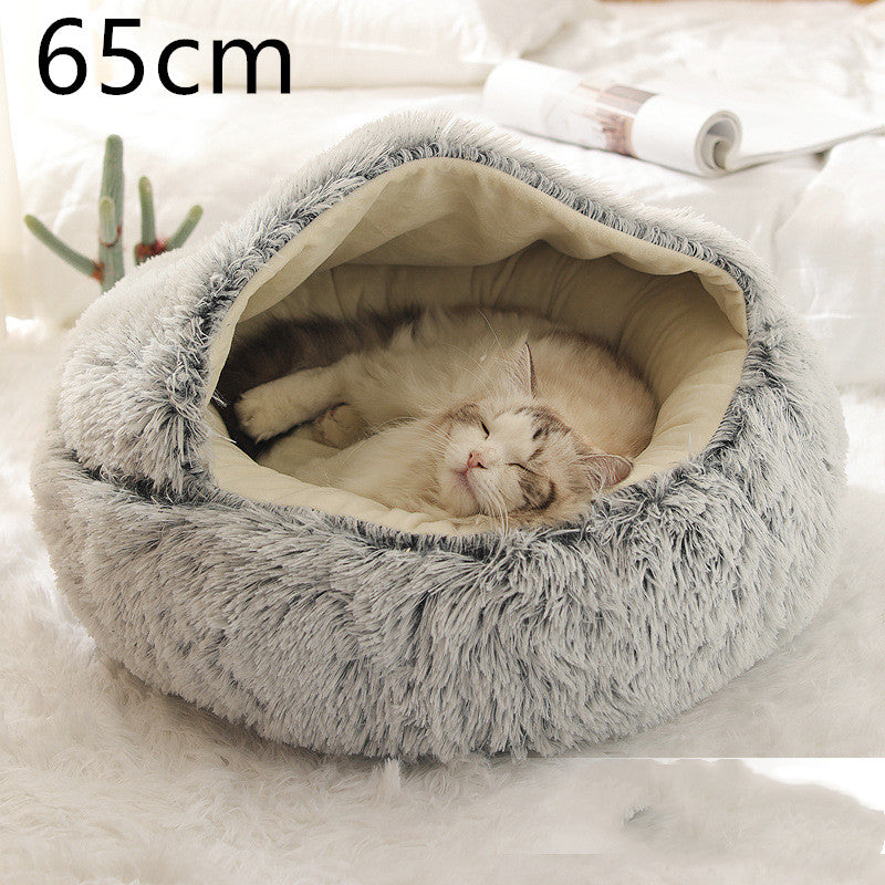 2 in 1 Plush Pet Bed