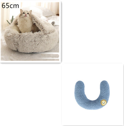 2 in 1 Plush Pet Bed