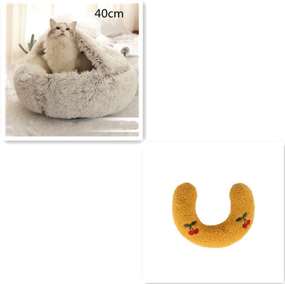 2 in 1 Plush Pet Bed