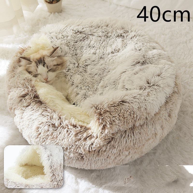 2 in 1 Plush Pet Bed