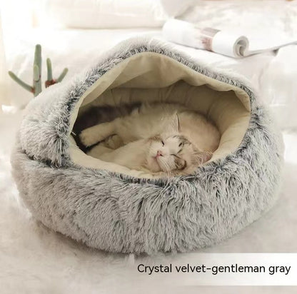 2 in 1 Plush Pet Bed