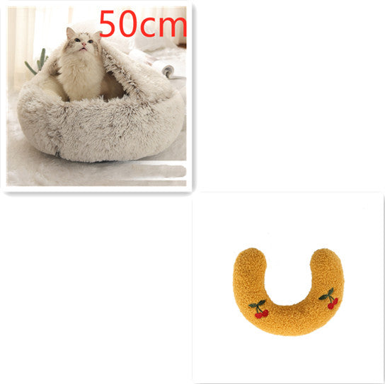 2 in 1 Plush Pet Bed