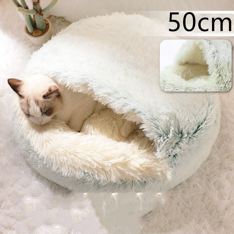 2 in 1 Plush Pet Bed