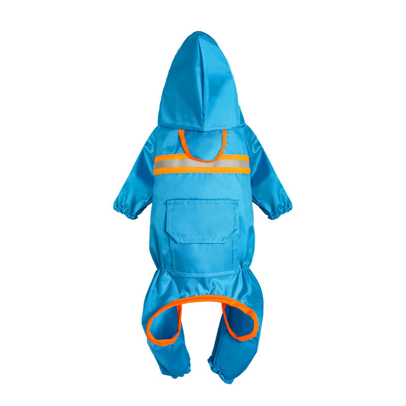 Reflective Waterproof Dog Raincoat