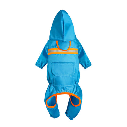 Reflective Waterproof Dog Raincoat