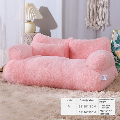 Luxury Plush Pet Sofa Bed