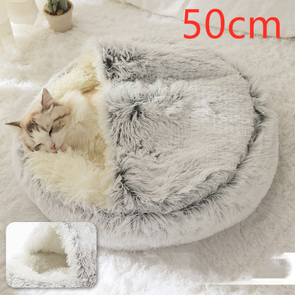 2 in 1 Plush Pet Bed