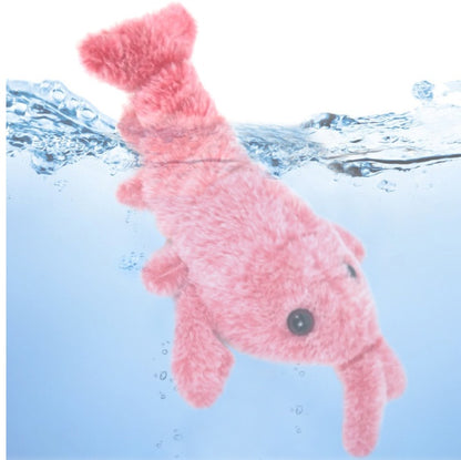 USB Jumping Shrimp Cat Toy