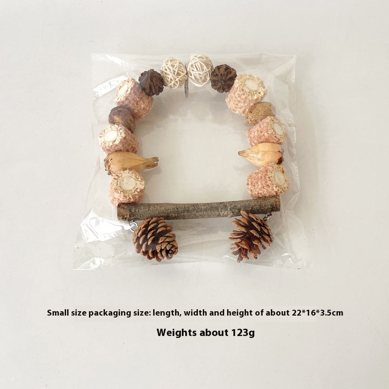 Wooden Parrot Perch Stand