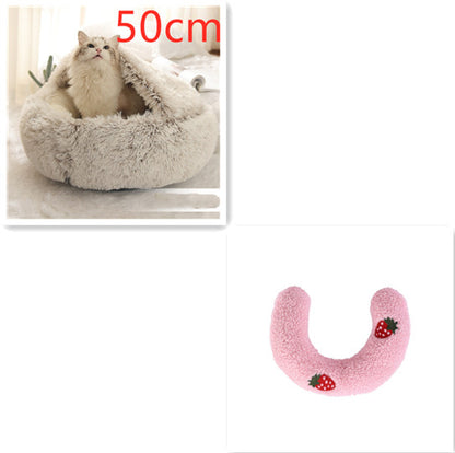 2 in 1 Plush Pet Bed