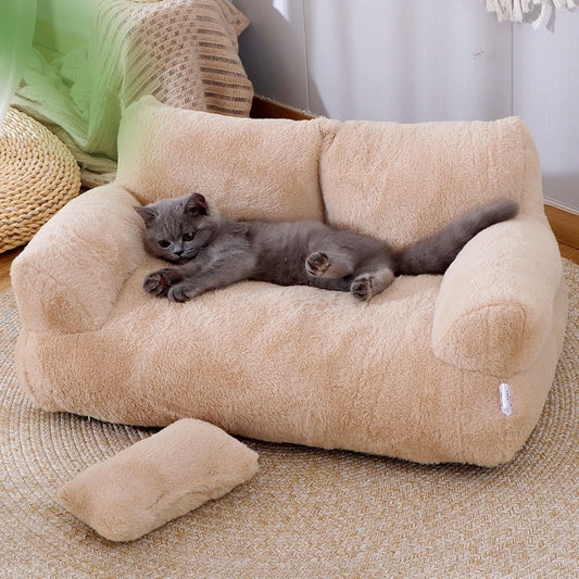 Luxury Plush Pet Sofa Bed