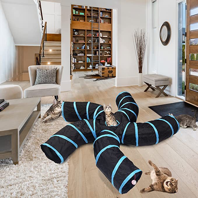 Tree Pattern Cat Tunnel