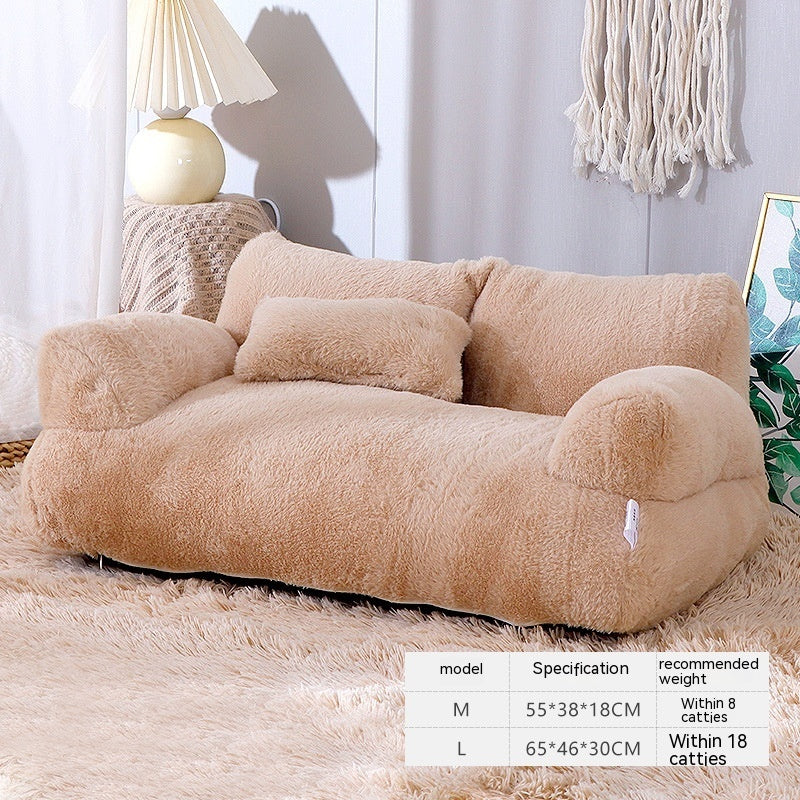 Luxury Plush Pet Sofa Bed