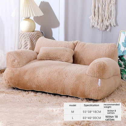 Luxury Plush Pet Sofa Bed