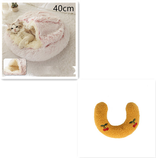 2 in 1 Plush Pet Bed