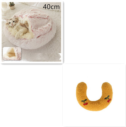 2 in 1 Plush Pet Bed