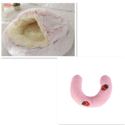2 in 1 Plush Pet Bed