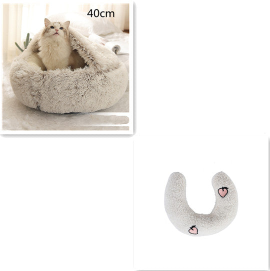 2 in 1 Plush Pet Bed