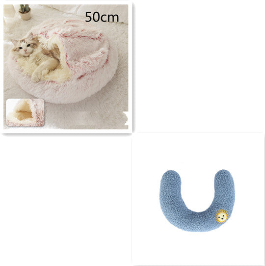 2 in 1 Plush Pet Bed