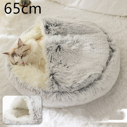 2 in 1 Plush Pet Bed