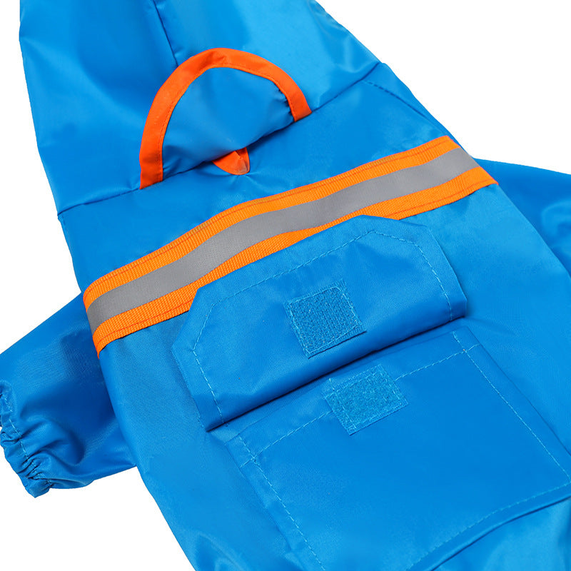 Reflective Waterproof Dog Raincoat