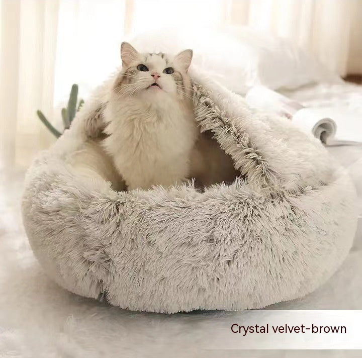 2 in 1 Plush Pet Bed