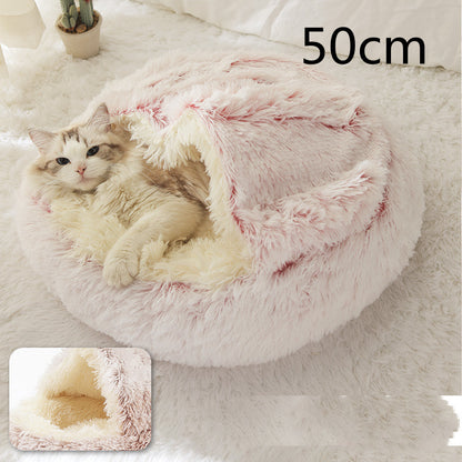 2 in 1 Plush Pet Bed