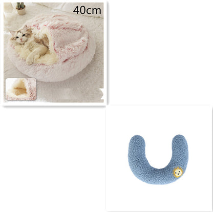 2 in 1 Plush Pet Bed