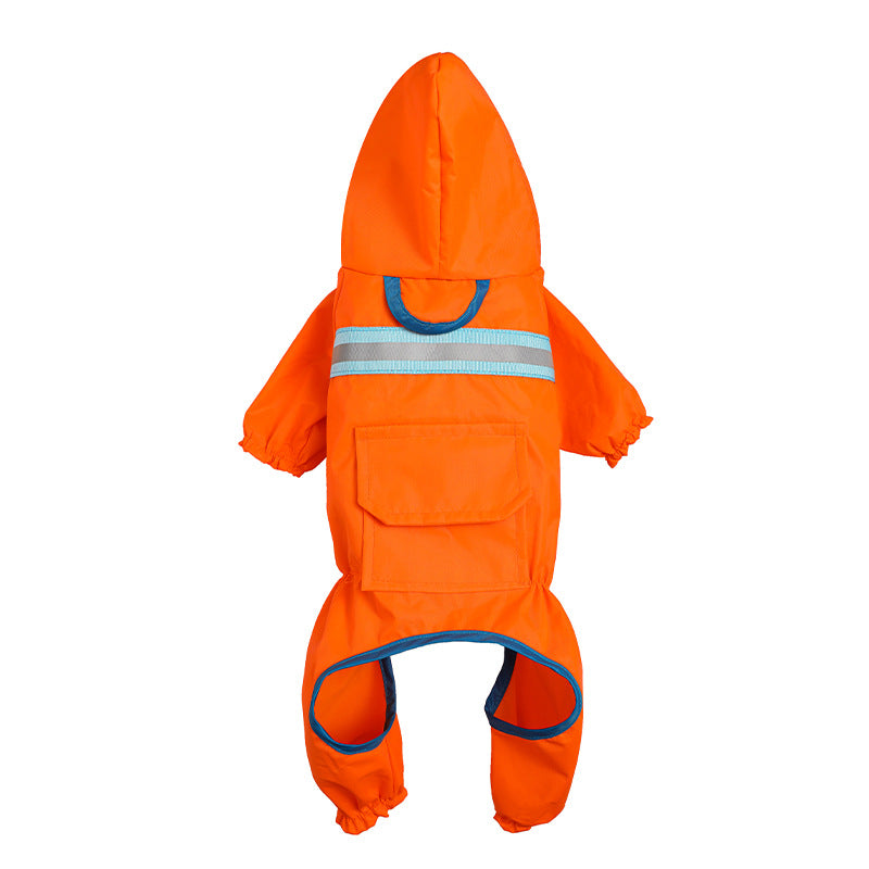 Reflective Waterproof Dog Raincoat