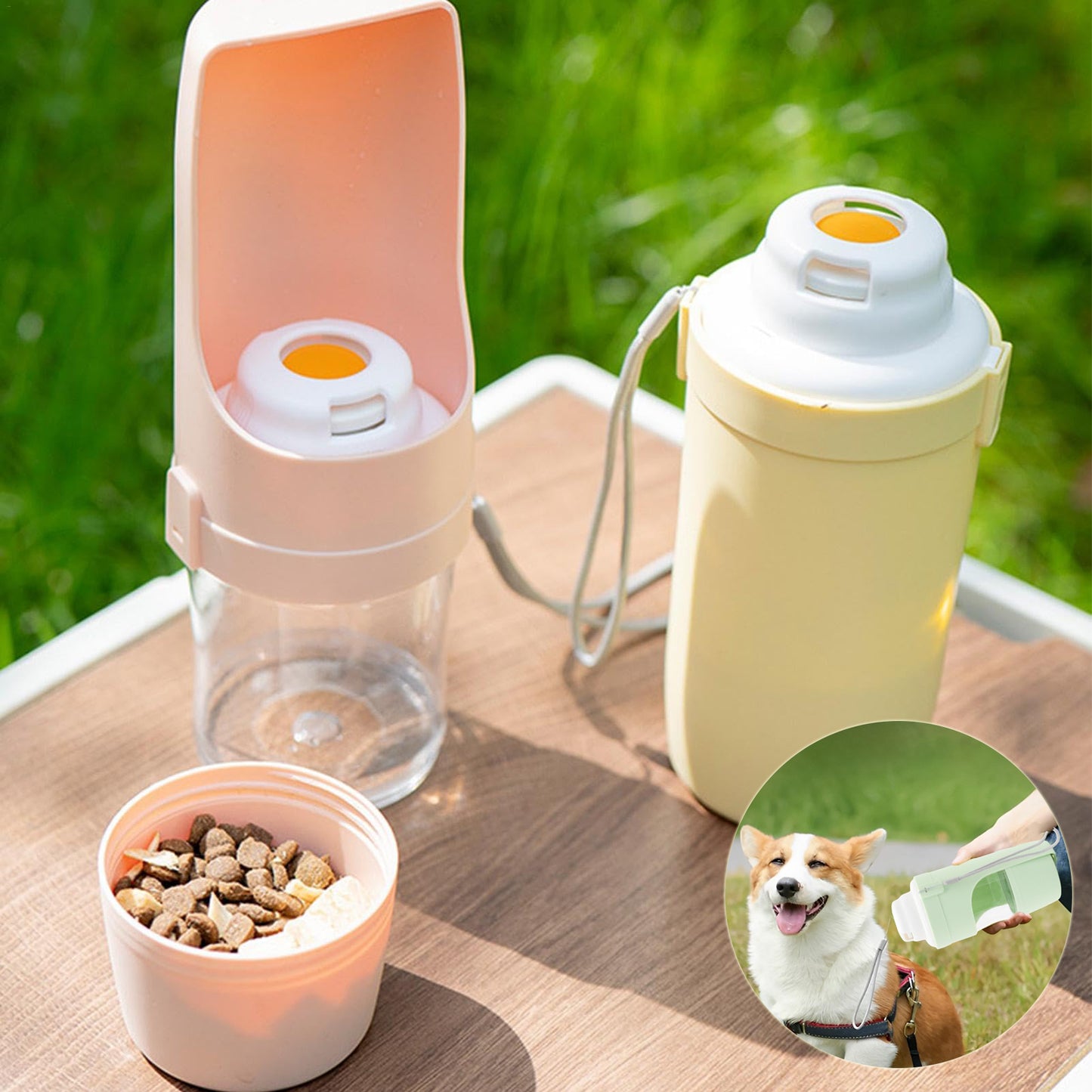 2 in 1 Travel Dog Water Bottle