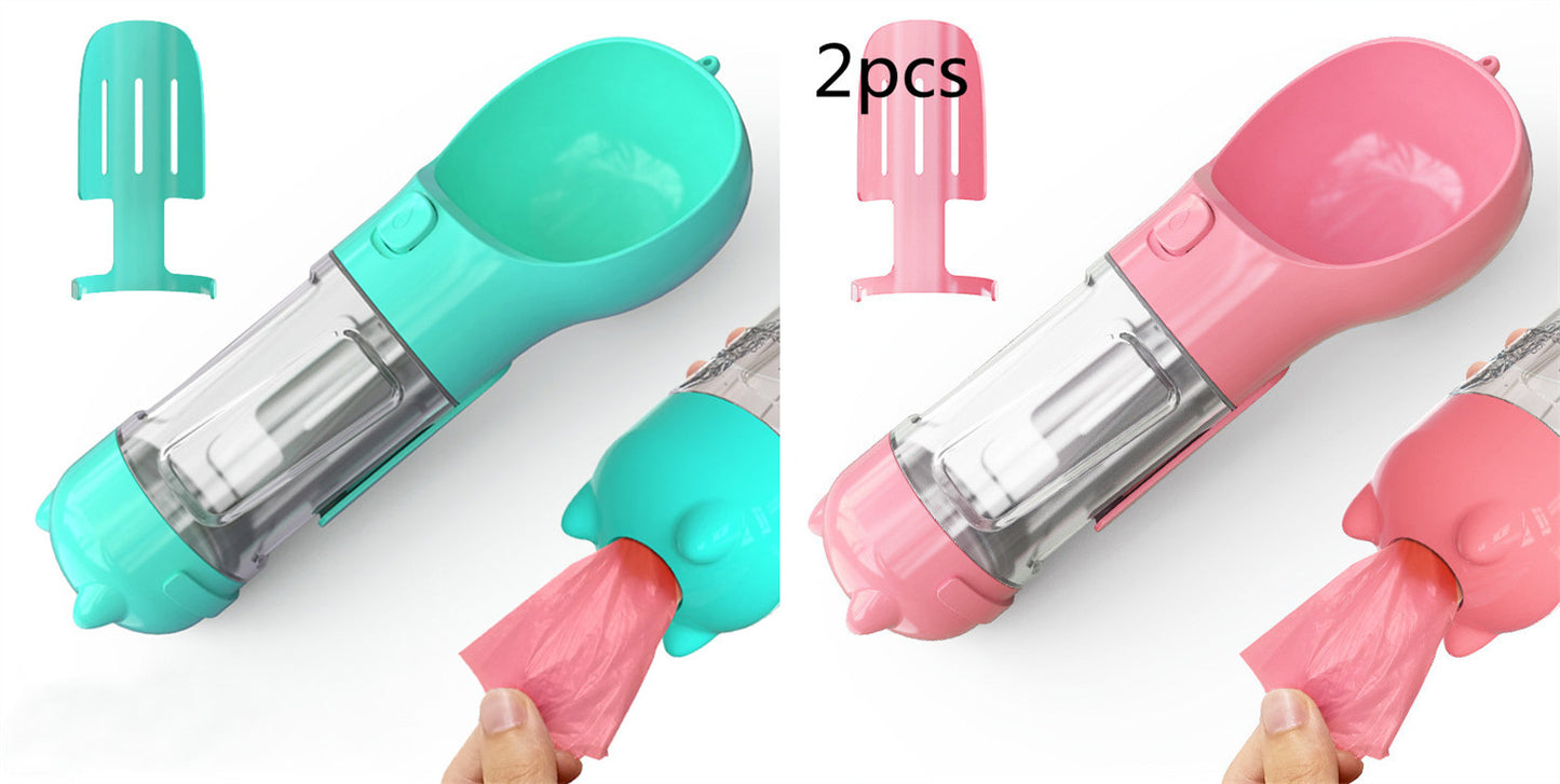 Portable 3 in 1 Dog Water Bottle